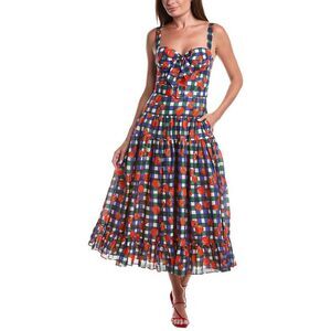Hutch Womens Klea Midi Dress, White